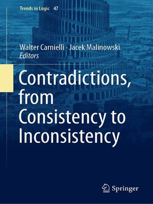 cover image of Contradictions, from Consistency to Inconsistency